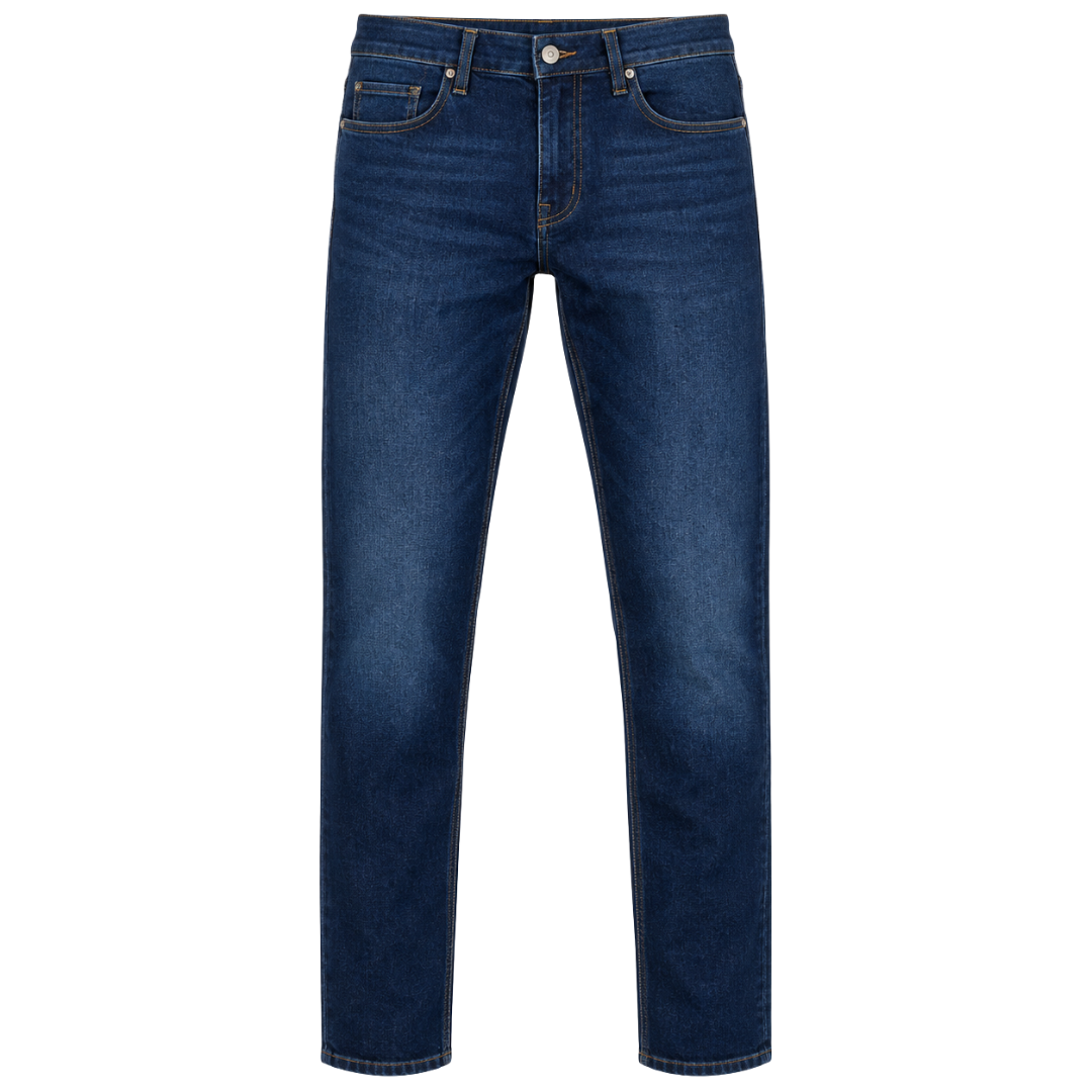 Dark Indigo Premium Slim-Fit Jeans | Muncavour