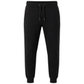 Black Premium Cotton Tapered Joggers | Muncavour